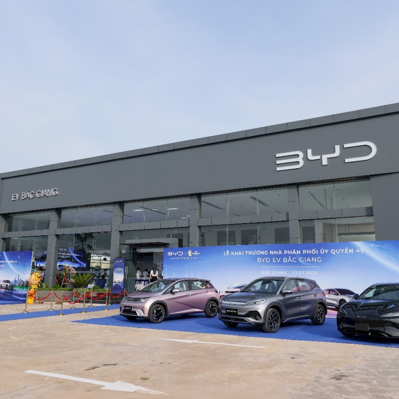Danh sách đại lý ô tô BYD toàn quốc